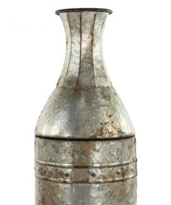 Grayson Lane Set of 3 43-in, 33-in, 25-in Farmhouse Vase - Grey Metal 8 Grayson Lane Set of 3 43-in, 33-in, 25-in Farmhouse Vase - Grey Metal -GRAYSON LANE shop 330861632 AlternateImage3 l