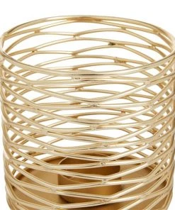 Grayson Lane Set of 3 4-in x 4-in Glam Candle Holders -Gold Iron -GRAYSON LANE shop 330861637 AlternateImage3 l