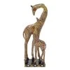 Grayson Lane 16-in x 6-in Eclectic Sculpture - Brown Poly Stone Giraffe