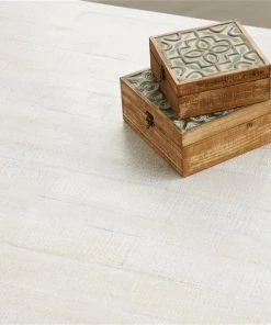 Grayson Lane 18-in x 44-in Vintage Coffee Table - White Mango Wood -GRAYSON LANE shop 330861641 AlternateImage4 l