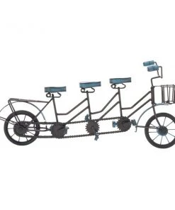 Grayson Lane 10-in x 20-in Vintage Sculpture - Blue Metal Bicycle