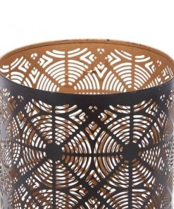 Grayson Lane Set of 3 12-in, 10-in, 6-in Eclectic Lantern - Brown Metal -GRAYSON LANE shop 330861652 AlternateImage3 l