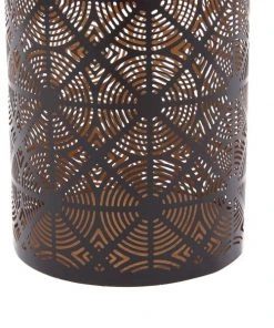 Grayson Lane Set of 3 12-in, 10-in, 6-in Eclectic Lantern - Brown Metal -GRAYSON LANE shop 330861652 AlternateImage4 l