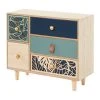 Grayson Lane 10-in x 13-in Eclectic Jewelry Box - Blue Wood