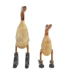 Grayson Lane Set of 2 17-in, 12-in Brown Coastal Duck Sculpture - Bamboo -GRAYSON LANE shop 330861658 AlternateImage3 l