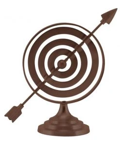 Grayson Lane 13-in x 12-in Industrial Globe - Brown Aluminum