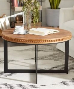 Grayson Lane 16-in x 30-in Industrial Coffee Table - Brown Wood -GRAYSON LANE shop 330861670 AlternateImage2 l