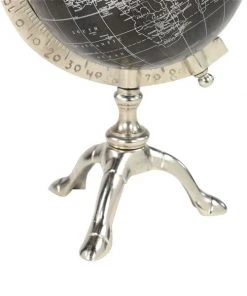 Grayson Lane 12-in x 7-in Rustic Globe - Black Aluminum -GRAYSON LANE shop 330861678 AlternateImage2 l