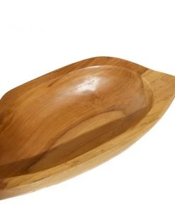 Grayson Lane Set of 2 24-in, 16-in Coastal Style Tray - Brown Teak Wood -GRAYSON LANE shop 330861679 AlternateImage2 l