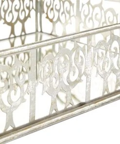 Grayson Lane Set of 3 22-in, 19-in, 16-in Glam Tray - Silver Metal -GRAYSON LANE shop 330861686 AlternateImage3 l