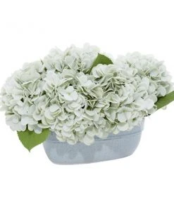 Grayson Lane 16-in x 11-in Natural Artificial Foliage - Green Plastic and Glass