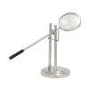 Grayson Lane 25-in x 8-in x 8-in Traditional Magnifying Glass - Silver Aluminum