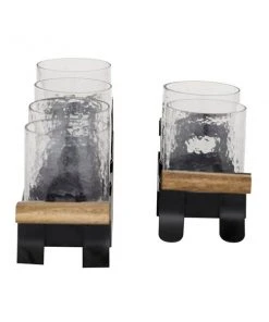 Grayson Lane Set of 2 12.75-in, 21.25-in Candle Holder - Black Metal 9 Grayson Lane Set of 2 12.75-in, 21.25-in Candle Holder - Black Metal -GRAYSON LANE shop 330861702 AlternateImage5 l