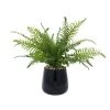 Grayson Lane 20-in x 17-in Natural Artificial Foliage - Green Plastic and Ceramic