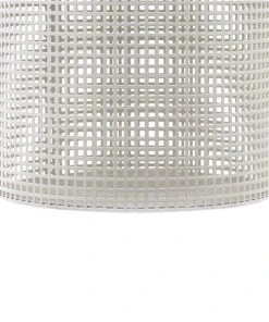 Grayson Lane Set of 2 6-in, 7-in Farmhouse Decorative Jar - White Metal -GRAYSON LANE shop 330861715 AlternateImage2 l