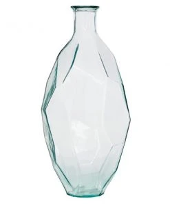 Grayson Lane 23-in x 11-in Contemporary Vase - Clear Glass -