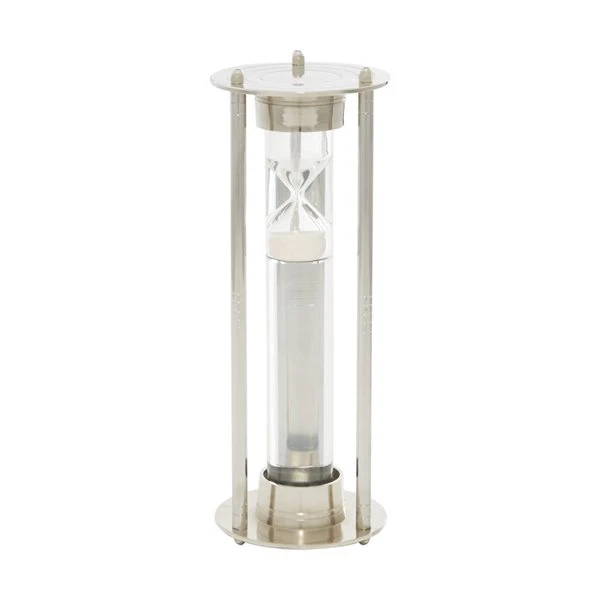 Grayson Lane 12-in x 4-in x 4-in Contemporary Timer - Silver Aluminum 5 Grayson Lane 12-in x 4-in x 4-in Contemporary Timer - Silver Aluminum - Image 5