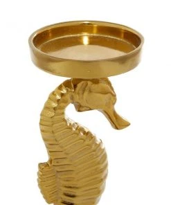 Grayson Lane Set of 2 18-in, 14-in Coastal Candle Holder - Gold Aluminum 8 Grayson Lane Set of 2 18-in, 14-in Coastal Candle Holder - Gold Aluminum -GRAYSON LANE shop 330861725 AlternateImage4 l