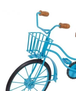 Grayson Lane 11-in x 18-in Vintage Bicycle Sculpture - Blue Metal 7 Grayson Lane 11-in x 18-in Vintage Bicycle Sculpture - Blue Metal -GRAYSON LANE shop 330861730 AlternateImage2 l