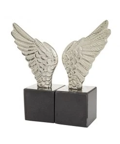 Grayson Lane Set of 2 10-in x 5-in Contemporary Bookends - Silver Aluminium -GRAYSON LANE shop 330861733 AlternateImage4 l