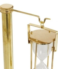 Grayson Lane 11-in x 7-in x 4-in Glam Timer - Gold Brass -GRAYSON LANE shop 330861736 AlternateImage2 l