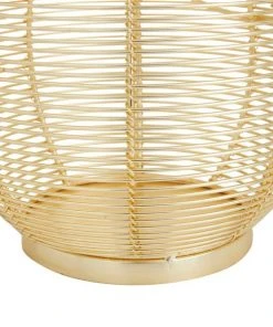 Grayson Lane 9-in x 7-in Glam Lantern - Gold Iron -GRAYSON LANE shop 330861737 AlternateImage3 l