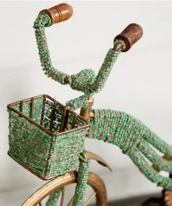 Grayson Lane 12-in x 18-in Vintage Bicycle Sculpture - Green Metal 7 Grayson Lane 12-in x 18-in Vintage Bicycle Sculpture - Green Metal -GRAYSON LANE shop 330861745 AlternateImage2 l