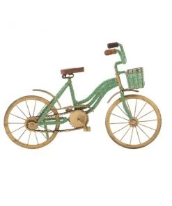 Grayson Lane 12-in x 18-in Vintage Bicycle Sculpture - Green Metal 8 Grayson Lane 12-in x 18-in Vintage Bicycle Sculpture - Green Metal -GRAYSON LANE shop 330861745 AlternateImage3 l