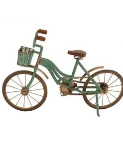 Grayson Lane 12-in x 18-in Vintage Bicycle Sculpture - Green Metal