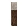 Grayson Lane 35-in x 8-in Contemporary Candle Holder - Brown Mango Wood