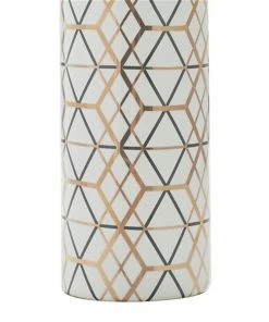 Grayson Lane Set of 2 4-in x 9-in Contemporary Vase - White Dolomite -GRAYSON LANE shop 330861759 AlternateImage3 l