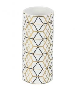 Grayson Lane Set of 2 4-in x 9-in Contemporary Vase - White Dolomite -GRAYSON LANE shop 330861759 AlternateImage4 l