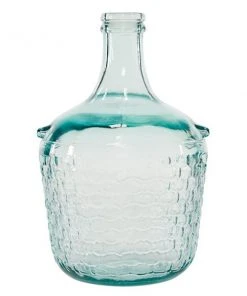 Grayson Lane 12-in x 8-in Farmhouse Vase - Clear Glass -