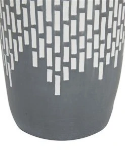 Grayson Lane Set of 2 13-in x 6-in Modern Vases - Grey Stoneware 8 Grayson Lane Set of 2 13-in x 6-in Modern Vases - Grey Stoneware -GRAYSON LANE shop 330861762 AlternateImage3 l