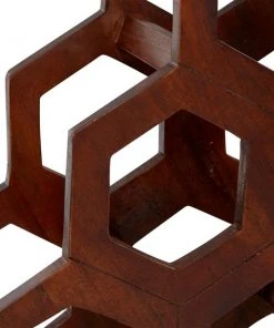 Grayson Lane 18 In. x 17 In. Contemporary Wine Rack - Brown Wood -GRAYSON LANE shop 330861764 AlternateImage2 l