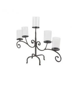 Grayson Lane 21-in x 36-in Country Cottage Candlestick Holders -Black Iron -GRAYSON LANE shop 330861767 AlternateImage5 l
