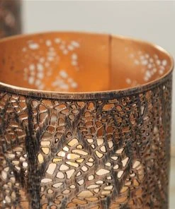 Grayson Lane Set of 3 12-in, 9-in, 5-in Brown Eclectic Lantern - Metal 2 Grayson Lane Set of 3 12-in, 9-in, 5-in Brown Eclectic Lantern - Metal -GRAYSON LANE shop 330861771 AlternateImage2 l