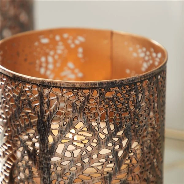 330861771_AlternateImage2_l.jpg Grayson Lane Set of 3 12-in, 9-in, 5-in Brown Eclectic Lantern - Metal -GRAYSON LANE shop 330861771 AlternateImage2 l