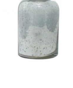 Grayson Lane Set of 3 7-in, 6-in, 5-in Glam Decorative Jar -s - Silver Glass - -GRAYSON LANE shop 330861772 AlternateImage2 l