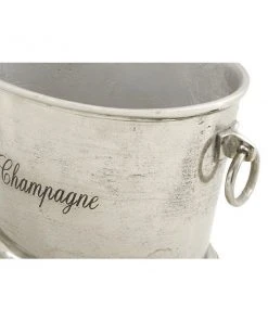 Grayson Lane 10-in x 17-in Traditional Wine Holder Bucket - Silver Metal -GRAYSON LANE shop 330861773 AlternateImage2 l