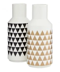 Grayson Lane Set of 2 5-in x 12-in Contemporary Vase - White Dolomite -GRAYSON LANE shop 330861776 AlternateImage4 l