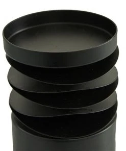 Grayson Lane Set of 3 6-in, 8-in, 12-in Contemporary Candle Holder - Black Metal -GRAYSON LANE shop 330861781 AlternateImage3 l
