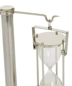 Grayson Lane 10-in x 7-in x 4-in Glam Timer - Silver Brass -GRAYSON LANE shop 330861799 AlternateImage2 l