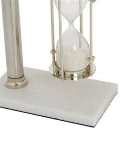 Grayson Lane 10-in x 7-in x 4-in Glam Timer - Silver Brass -GRAYSON LANE shop 330861799 AlternateImage3 l