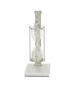 Grayson Lane 10-in x 7-in x 4-in Glam Timer - Silver Brass -GRAYSON LANE shop 330861799 AlternateImage4 l