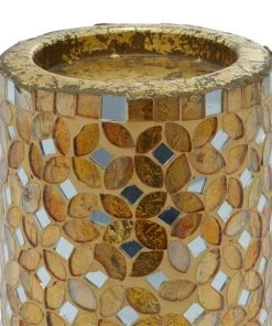 Grayson Lane Set of 3 11-in, 7-in, 4-in Glam Candle Holder - Gold Metal -GRAYSON LANE shop 330861818 AlternateImage3 l