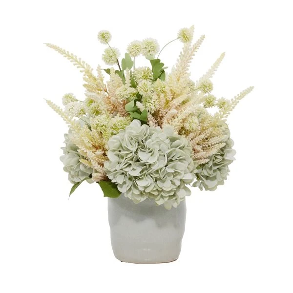 Grayson Lane 18-in x 17-in Natural Artificial Foliage - Multi Colored Plastic and Ceramic 5 Grayson Lane 18-in x 17-in Natural Artificial Foliage - Multi Colored Plastic and Ceramic - Image 5