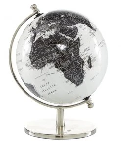 Grayson Lane 11-in x 8-in Traditional Globe - Black Aluminum