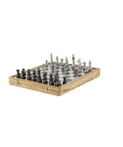 Grayson Lane 2-in x 15-in Traditional Game Set - Black Aluminum