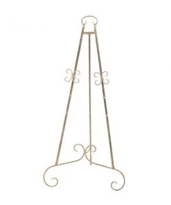 Grayson Lane 46-in x 22-in Traditional Easel - Gold Iron